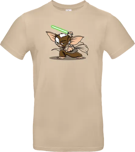 Master Mogwai - mogwai, gremlins, Alien, mashup, lightsaber, master - Standard T-Shirt