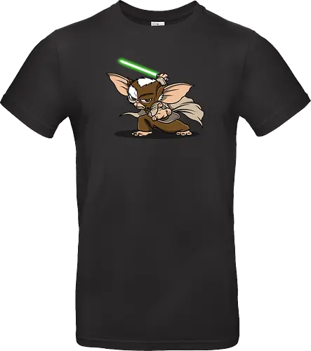 Master Mogwai - mogwai, gremlins, Alien, mashup, lightsaber, master - Standard T-Shirt