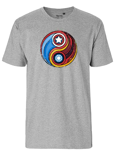 Steve 'n' Stark - comics, mcu, civil war, Tony, steve, yin, yang - Fairtrade T-Shirt