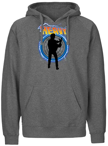 Heavy - Future, marty mcfly, doc brown, music, metal, grt scott, this is Heavy - Fairtrade Hoodie