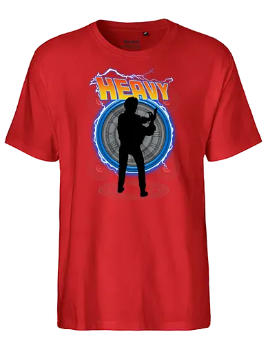 Heavy - Future, marty mcfly, doc brown, music, metal, grt scott, this is Heavy - Fairtrade T-Shirt