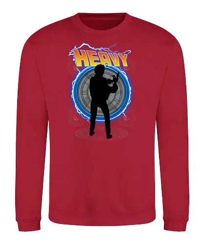 Heavy - Future, marty mcfly, doc brown, music, metal, grt scott, this is Heavy - Sweatshirt