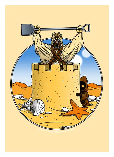 Sand castle people