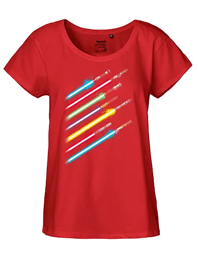 Civilized Age - space opera, laser, sword, schwert, waffe, wpons, wpon - Fairtrade Girl Shirt