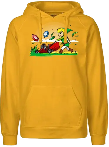 sy Money - hero, time, ruby, rubin, Hero of Time - Fairtrade Hoodie