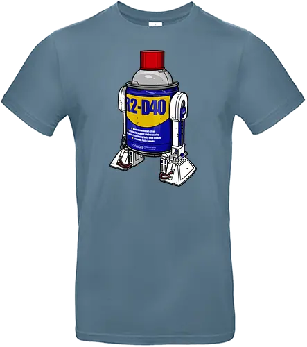 R2-D40 - space, space opera, mashup, oil - Standard T-Shirt