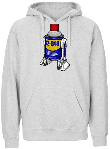 R2-D40 - space, space opera, mashup, oil - Fairtrade Hoodie