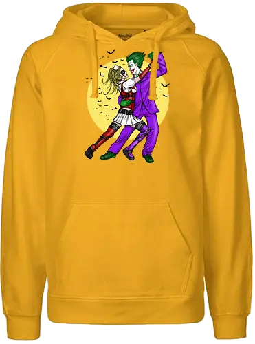 Mad Love - clown, comic, love - Fairtrade Hoodie