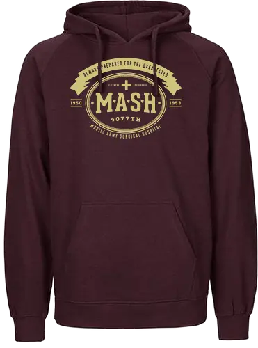MASH - mash, serie, series, tv, classic tv, 4077, best care anywhere, hawkeye - Fairtrade Hoodie