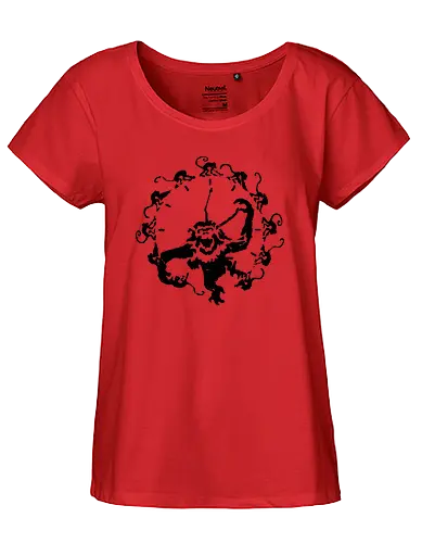 Monkeys (12) - monkeys, 90s, sci fi, science fiction, timetravel, zeitreise - Fairtrade Girl Shirt