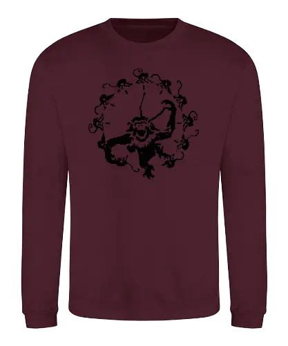 Monkeys (12) - monkeys, 90s, sci fi, science fiction, timetravel, zeitreise - Sweatshirt