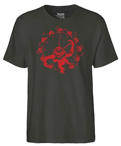 Monkeys (12) - monkeys, 90s, sci fi, science fiction, timetravel, zeitreise - Fairtrade T-Shirt