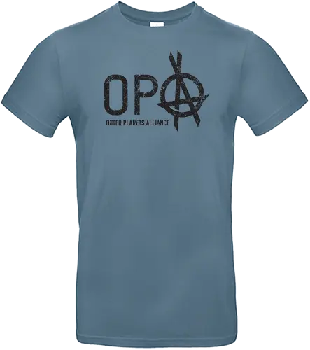 OPA - expanse, outer planets alliance, anarchy, anarchie, sci fi, science fiction, space, solar system, sonnensystem, rocinante - Standard T-Shirt