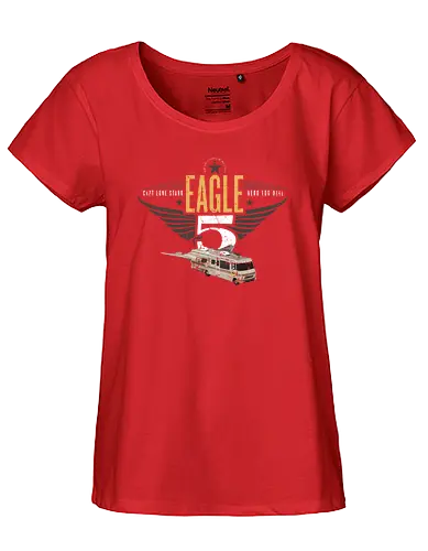 Eagle 5 - space balls, möter, mog, 80s, film, sci fi, science fiction, comedy, parody, parodie, mel brooks, lonestar - Fairtrade Girl Shirt