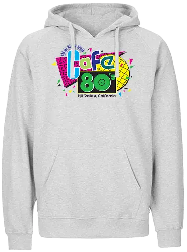 Cafe 80s - achtziger, 80s, retro - Fairtrade Hoodie