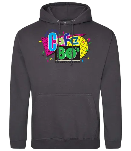 Cafe 80s - achtziger, 80s, retro - Standard Hoodie