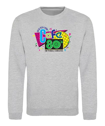 Cafe 80s - achtziger, 80s, retro - Sweatshirt