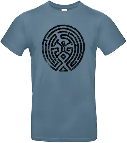 Maze - maze, labyrinth, robot, android, theme park, western - Standard T-Shirt