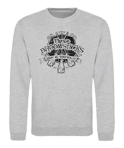 Three Broomsticks - magic, magie, wizard, besen, bär, broomstick, hotel, inn - Sweatshirt