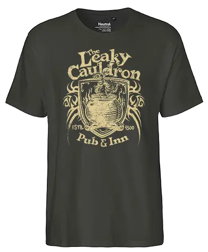 Magic Pub - magic, wizard, zauberer, hexe, witch, pub, inn, hotel, kneipe, kessel - Fairtrade T-Shirt