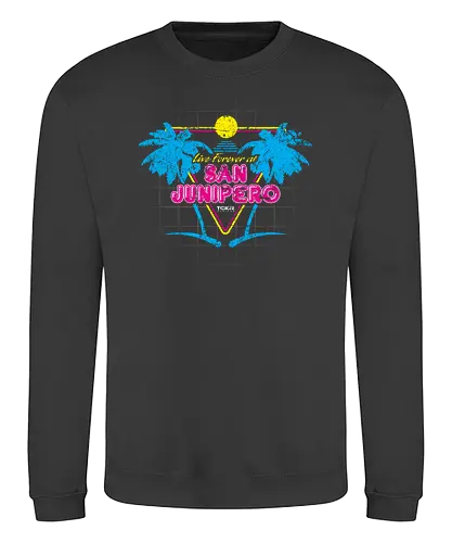 Live Forever - black, mirror, scifi, dystopia, dystopie, science fiction, anthologie, serie - Sweatshirt