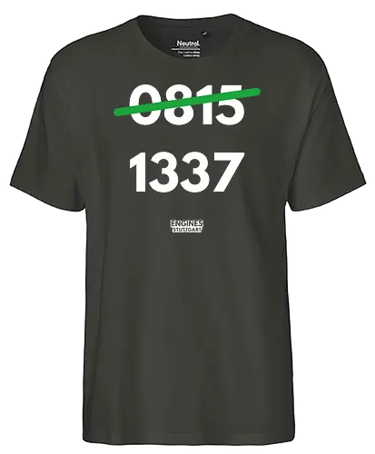 Engines Stuttgart - 1337 - 1337, engines stuttgart, engines - Fairtrade T-Shirt