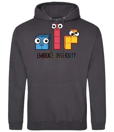 Embrace Diversity - fun, tetris, gaming, Diversity, Diversität - Standard Hoodie