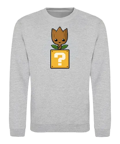 Galaxy Power Up - mashup, gaming, comic, movie, superhero - Sweatshirt