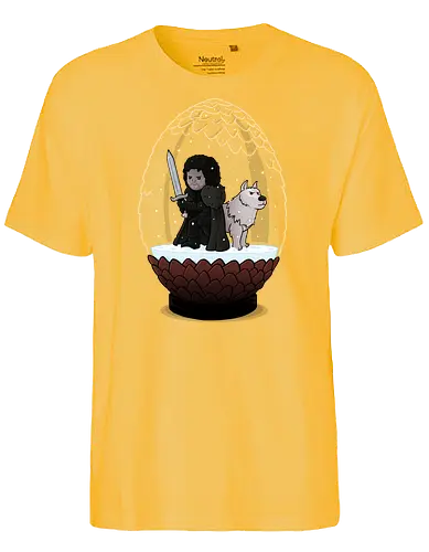 Let it Snow - snow, eis, feuer, fire, ice, serie, fantasy - Fairtrade T-Shirt
