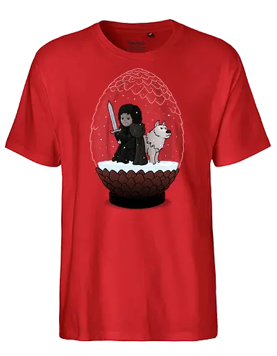 Let it Snow - snow, eis, feuer, fire, ice, serie, fantasy - Fairtrade T-Shirt