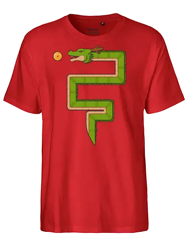 Retro Dragon - dbz, anime, mashup, gaming - Fairtrade T-Shirt
