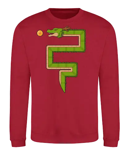 Retro Dragon - dbz, anime, mashup, gaming - Sweatshirt