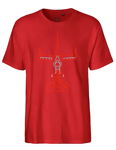 Bebop - anime, cowboy, space cowboy, 1998, space ship, neon - Fairtrade T-Shirt