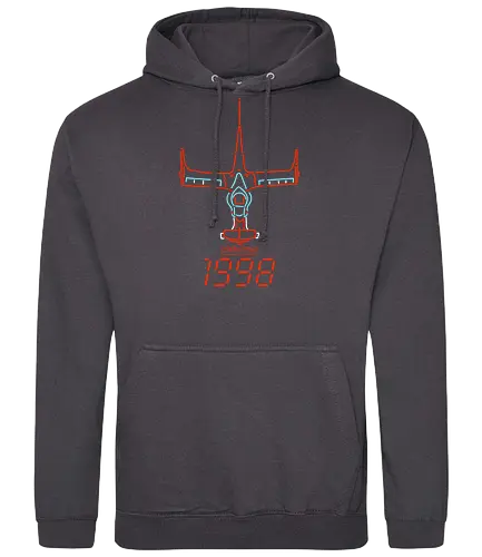Bebop - anime, cowboy, space cowboy, 1998, space ship, neon - Standard Hoodie