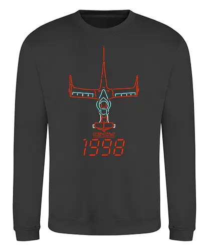 Bebop - anime, cowboy, space cowboy, 1998, space ship, neon - Sweatshirt