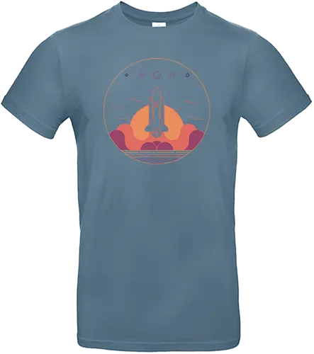 Discovery - space shuttle, space, rocket, science, stars, weltraum, space ship - Standard T-Shirt