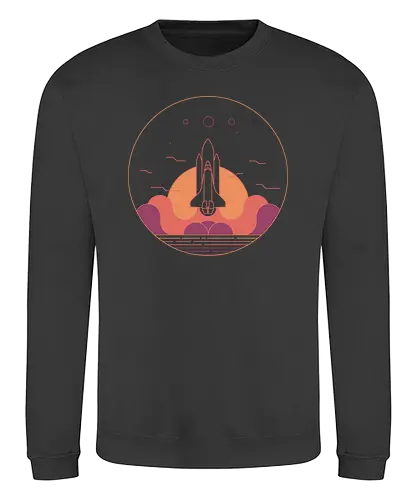 Discovery - space shuttle, space, rocket, science, stars, weltraum, space ship - Sweatshirt