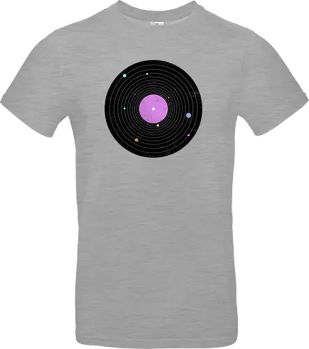 Galaxy Song - music, platte, lp, schallplatte, vinyl, sonnensystem, solar system, science, wissenschaft - Standard T-Shirt