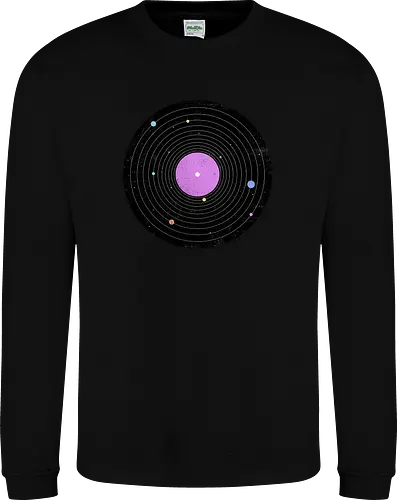 Galaxy Song - music, platte, lp, schallplatte, vinyl, sonnensystem, solar system, science, wissenschaft - Sweatshirt