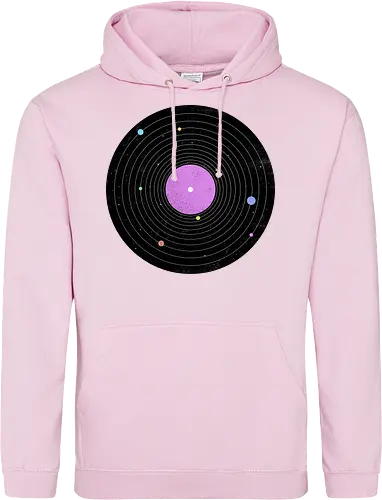Galaxy Song - music, platte, lp, schallplatte, vinyl, sonnensystem, solar system, science, wissenschaft - Standard Hoodie