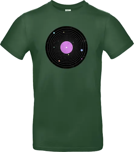 Galaxy Song - music, platte, lp, schallplatte, vinyl, sonnensystem, solar system, science, wissenschaft - Standard T-Shirt