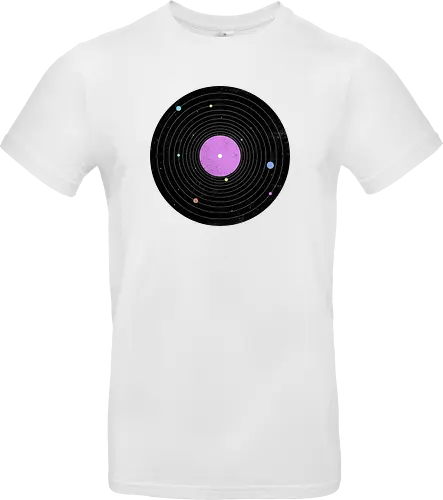 Galaxy Song - music, platte, lp, schallplatte, vinyl, sonnensystem, solar system, science, wissenschaft - Standard T-Shirt