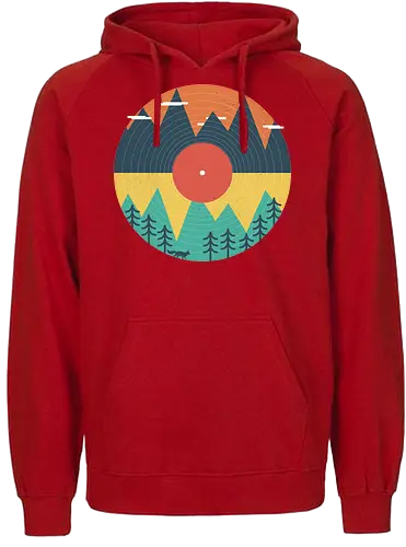 Record The Wild - vinyl, schallplatte, record, lp, nature, mountains, natur, wilderConsoles - Fairtrade Hoodie