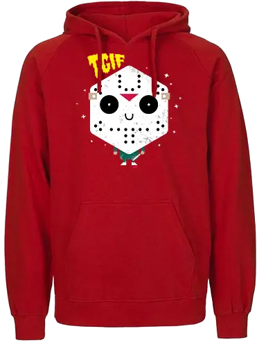 tGiF - tgif, horror, cute, jason, freitag der 13., der 13., 13th, thank god it's friday - Fairtrade Hoodie