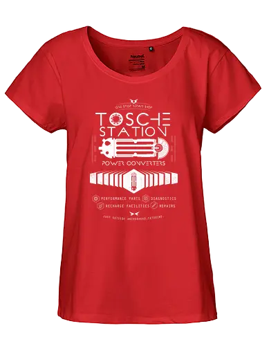 Tosche Station Hangout - sci fi, science fiction, space opera, desert planet - Fairtrade Girl Shirt