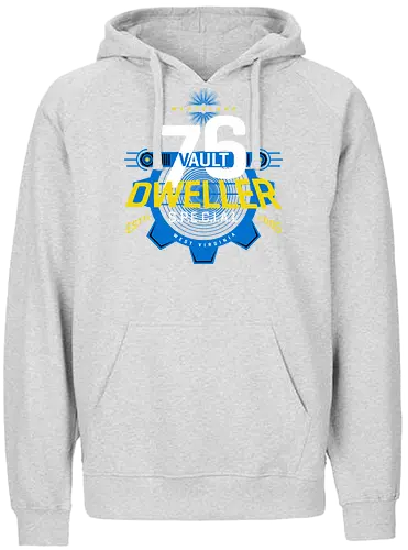 Wasted Dweller - gaming, game, multiplayer, nuke, wasteland, vault, 76, nuclr - Fairtrade Hoodie