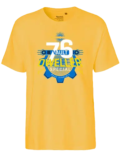 Wasted Dweller - gaming, game, multiplayer, nuke, wasteland, vault, 76, nuclr - Fairtrade T-Shirt