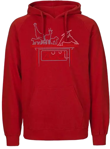 Zool - zuul, classic movies, 80s, ghost, dog, gatekeeper, hund - Fairtrade Hoodie