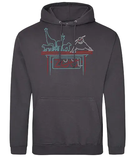 Zool - zuul, classic movies, 80s, ghost, dog, gatekeeper, hund - Standard Hoodie