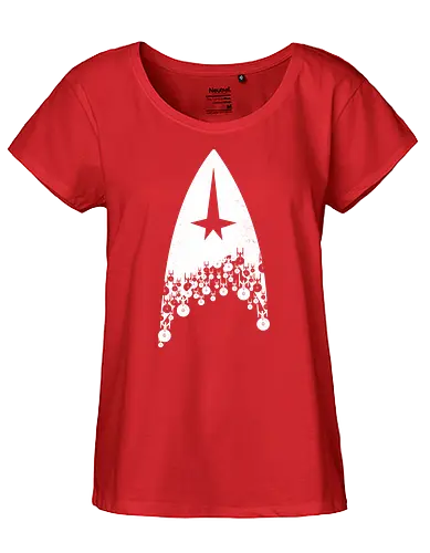 Fleet - spaceship, ships, starfleet, federation, saucer, sci fi, science fiction - Fairtrade Girl Shirt